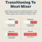 Four Leaf Rover Meat Mixer | Whole Food Base Mix for Balanced Nutrition