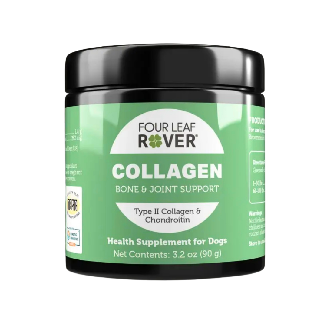 Four Leaf Rover Collagen | Joint + Skin + Gut Support with Type II Collagen