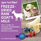 Shepherd Boy Farms Freeze-Dried Raw Goat's Milk | Super Fruit Blend