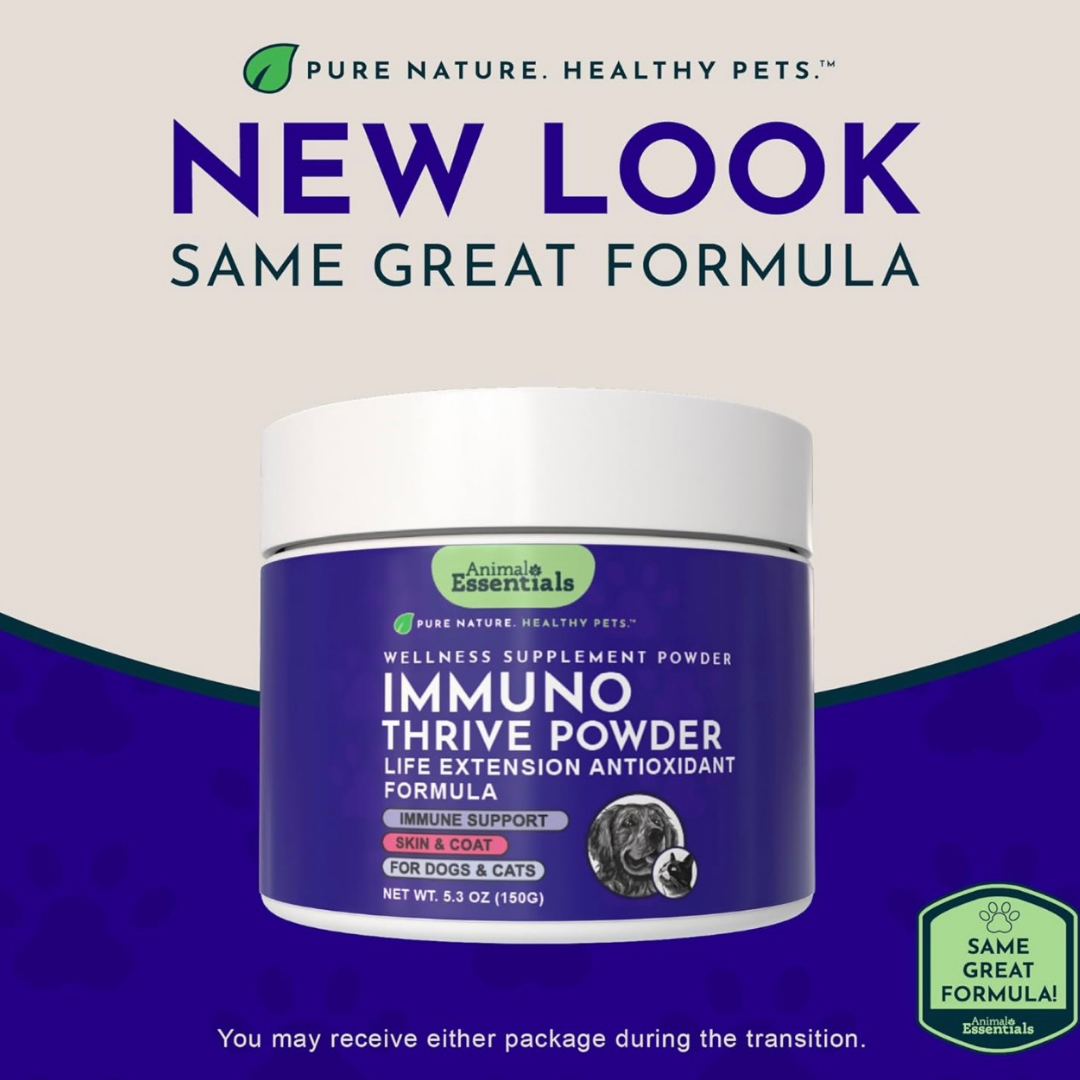 Animal Essentials Immuno-Thrive Powder | Immune System + Longevity Support