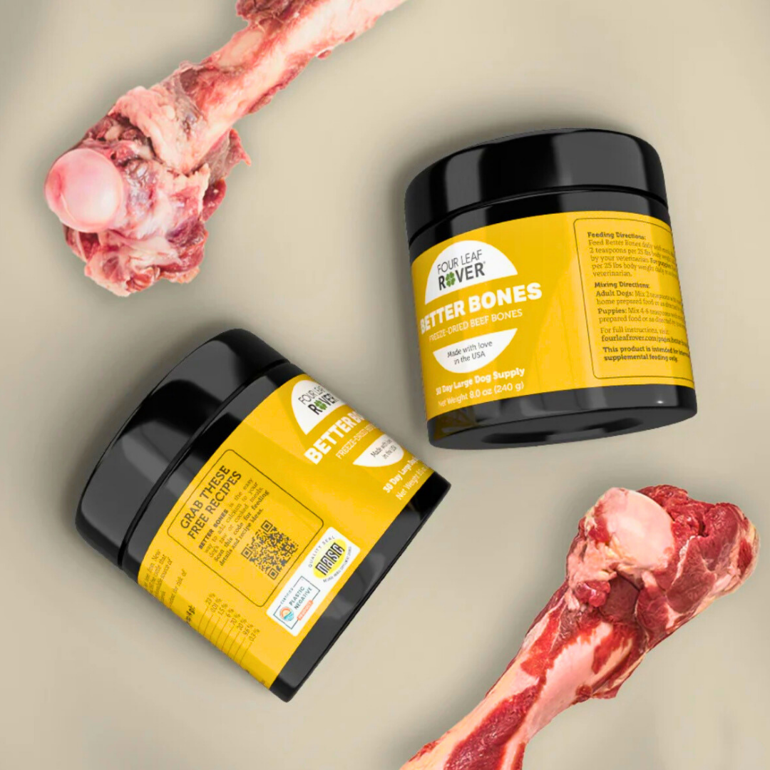 Four Leaf Rover Better Bones | Natural Calcium + Mineral Supplement