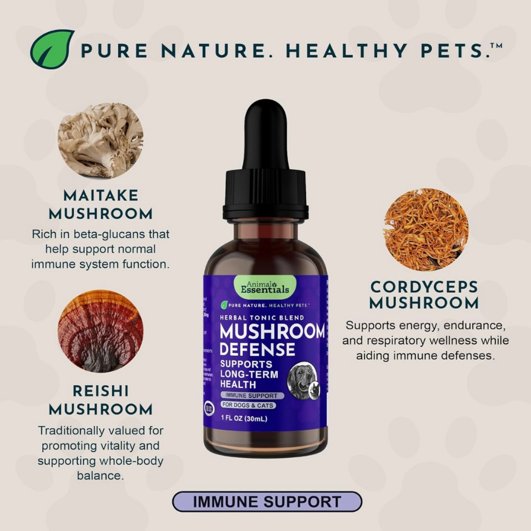 Animal Essentials Mushroom Defense | Natural Immune Support