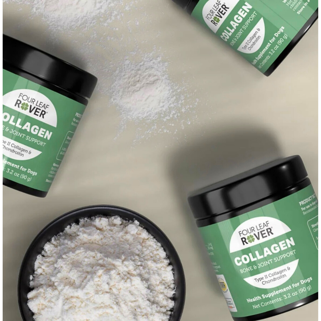 Four Leaf Rover Collagen | Joint + Skin + Gut Support with Type II Collagen