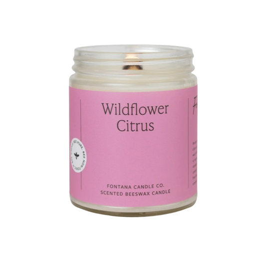 Fontana Essential Oil Candle | Wildflower Citrus