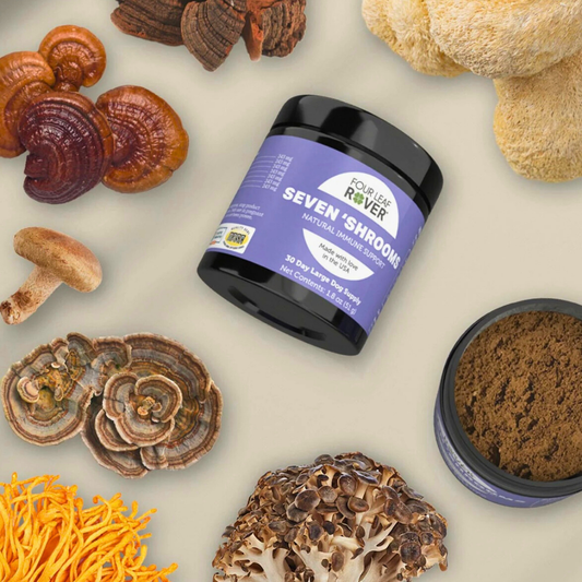 Four Leaf Rover Seven 'Shrooms | Organic Mushroom Blend for Immune Support