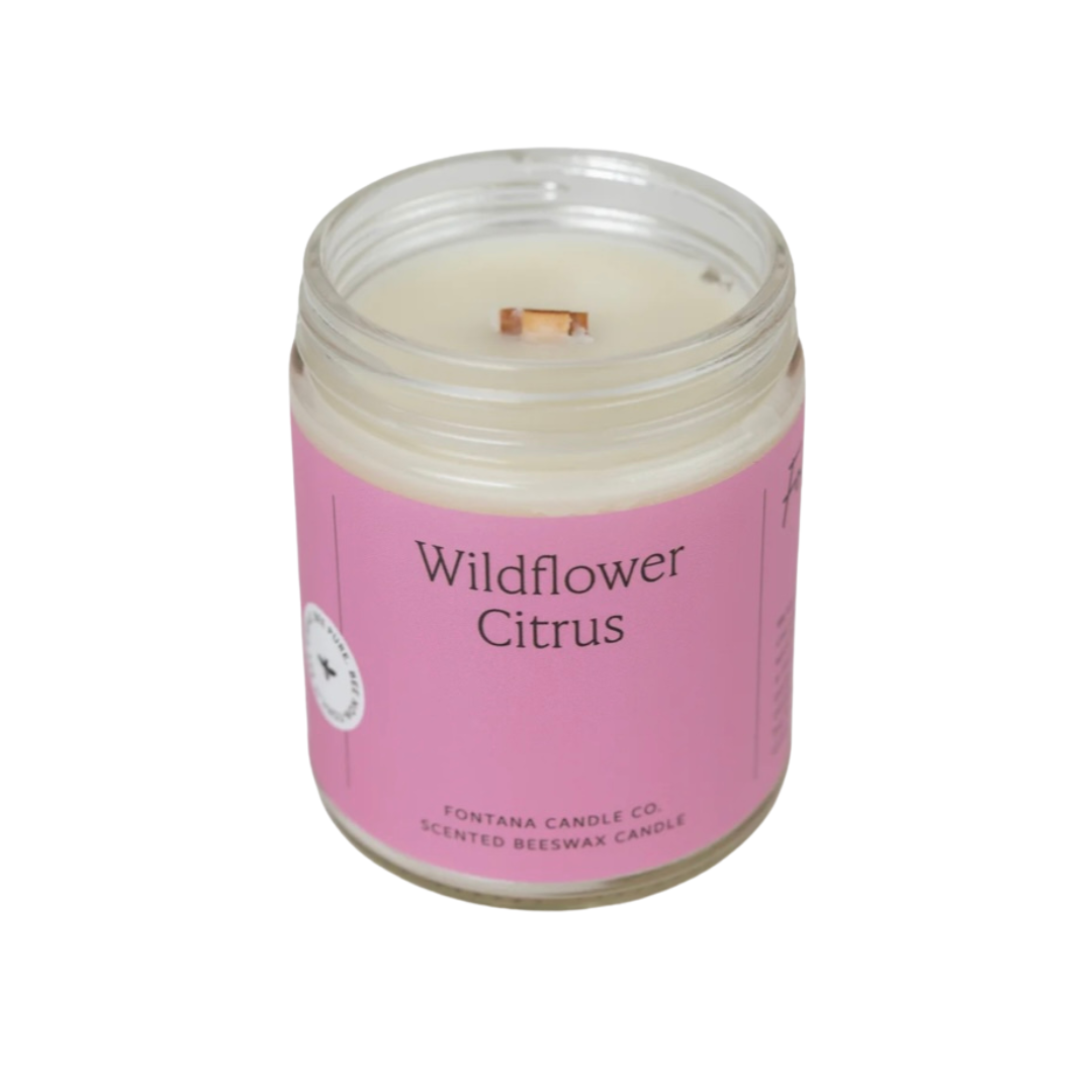 Fontana Essential Oil Candle | Wildflower Citrus