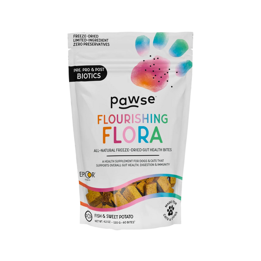 Pawse Flourishing Flora | Freeze-Dried Gut Health Treats