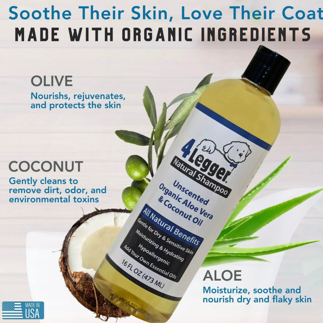 4-Legger Organic Hypoallergenic Shampoo | Unscented
