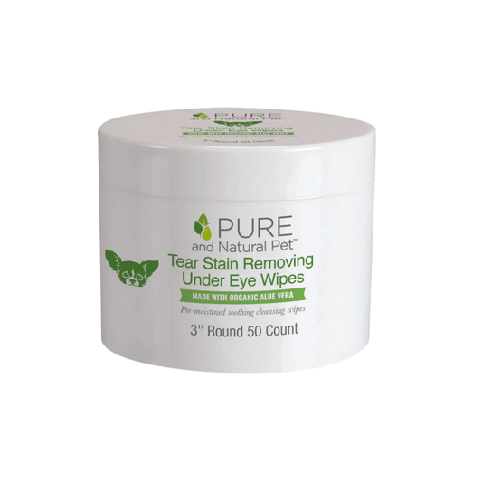 Pure and Natural Pet Tear Stain Removing Under Eye Wipes