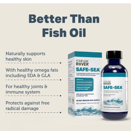 Four Leaf Rover Safe-Sea | Green Lipped Mussel Oil
