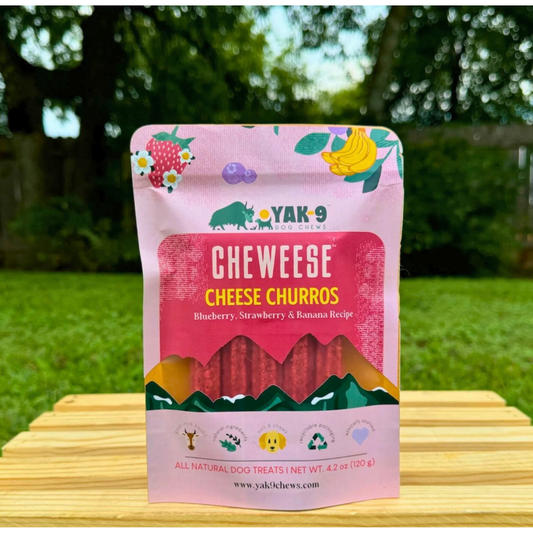 Yak9 Cheweese Yak Cheese Churros | Blueberry Strawberry Banana