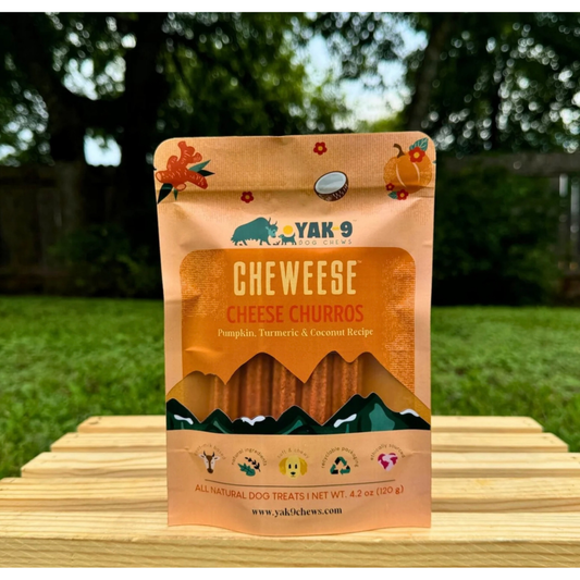 Yak9 Cheweese Yak Cheese Churros | Turmeric Pumpkin Coconut