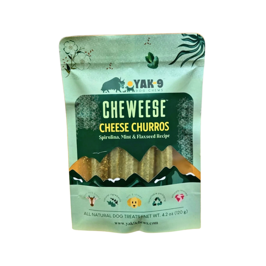 Yak9 Cheweese Yak Cheese Churros | Spirulina Mint Flaxseed