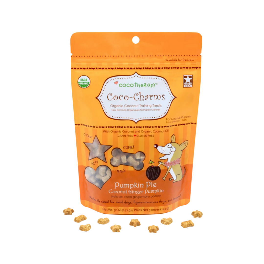 CocoTherapy Coco-Charms Training Treats | Pumpkin Pie