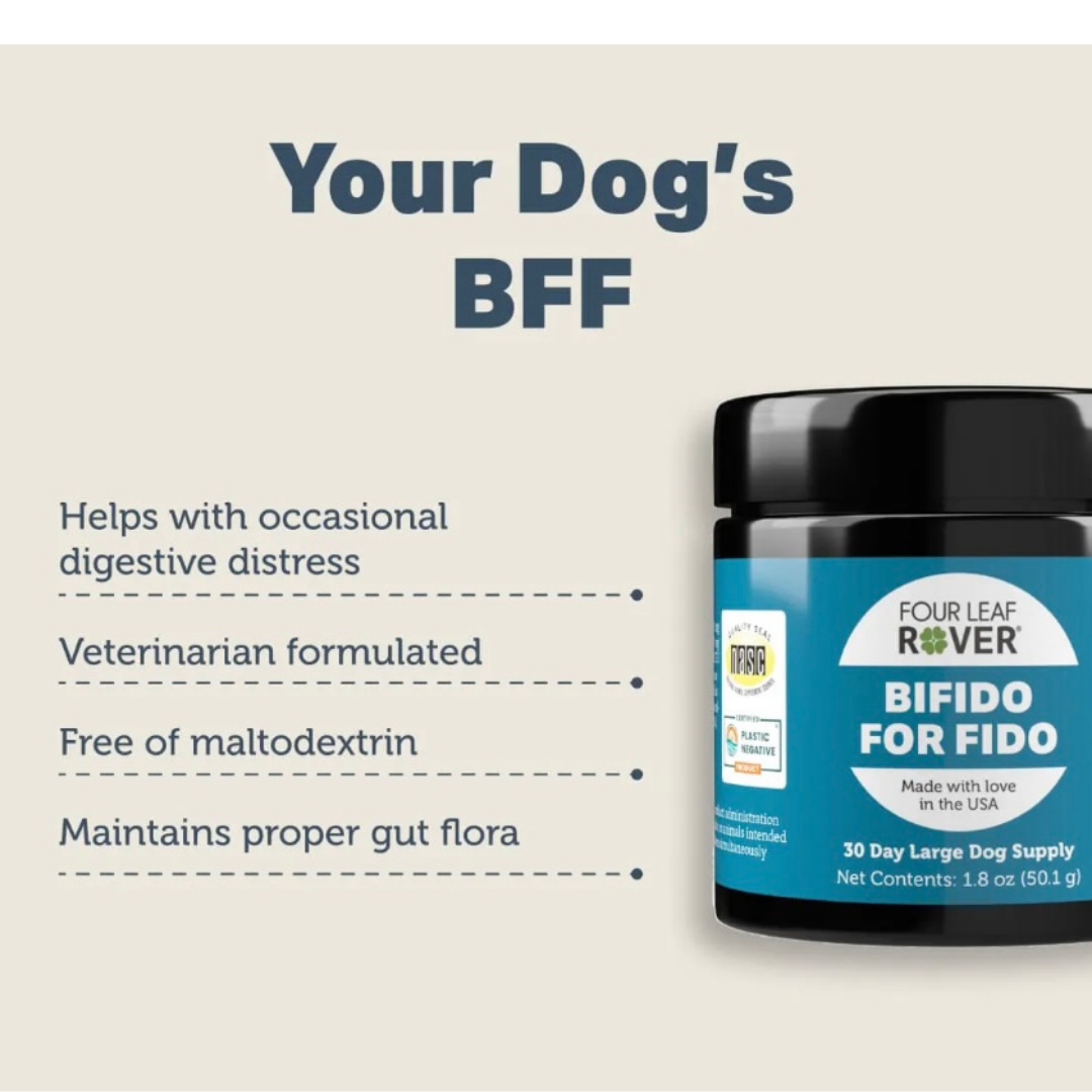 Four Leaf Rover Bifido For Fido  | Gut Health