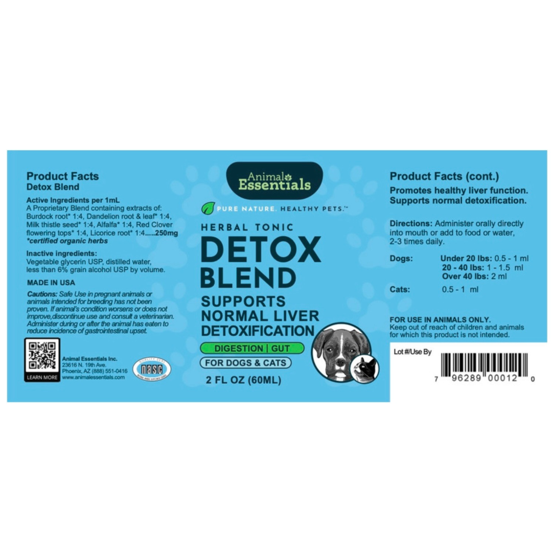 Animal Essentials Detox Blend | Herbal Liver + Kidney Cleanse