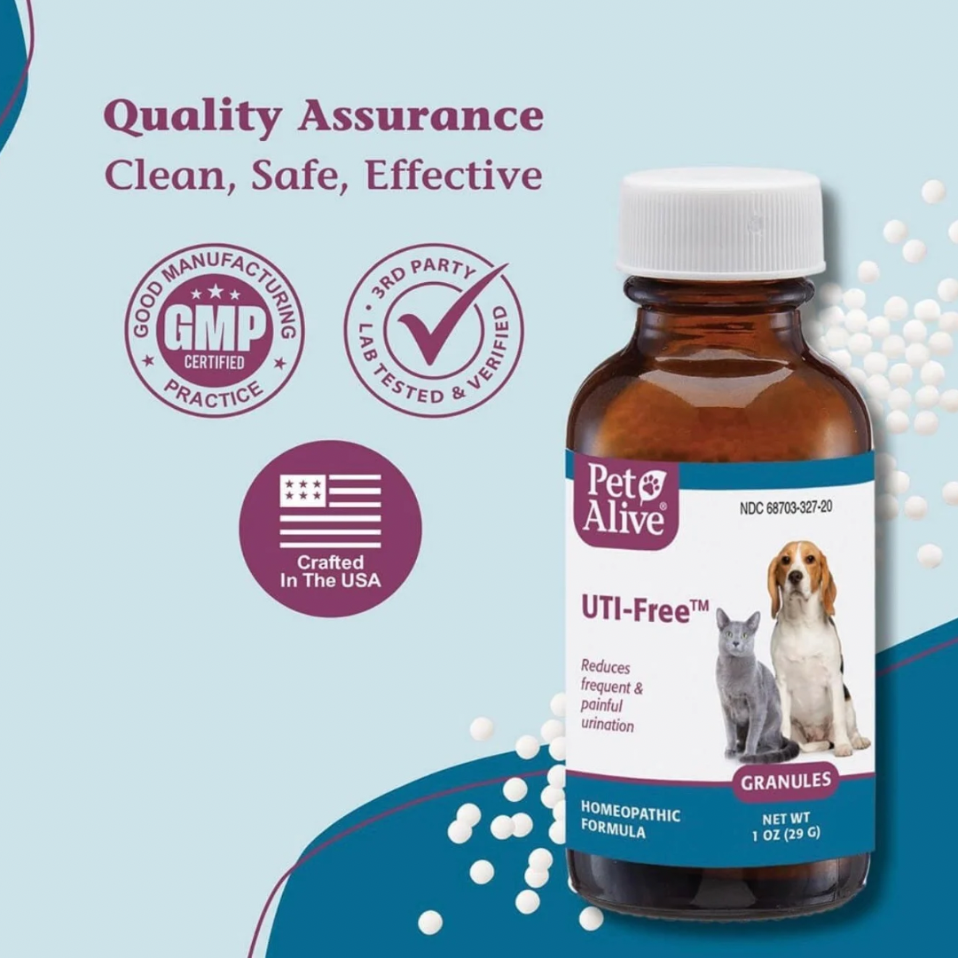 Pet Alive UTI-Free | Homeopathic Urinary Tract Support