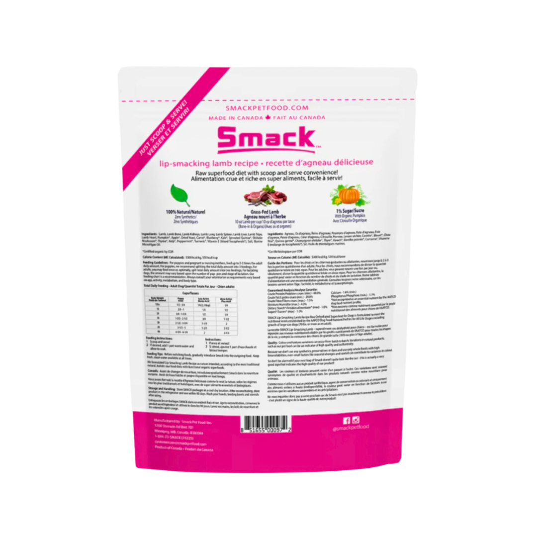 Smack Raw Dehydrated Superfood | Lip Smacking Lamb