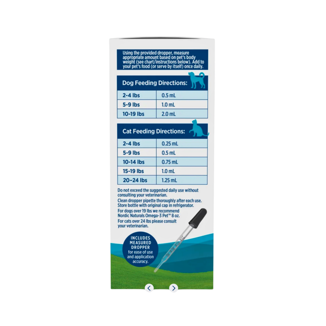 Nordic Naturals Omega-3 Pet | High-Quality + Sustainably Sourced Fish Oil