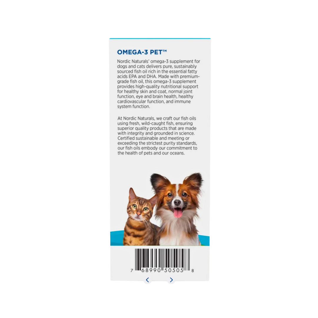 Nordic Naturals Omega-3 Pet | High-Quality + Sustainably Sourced Fish Oil