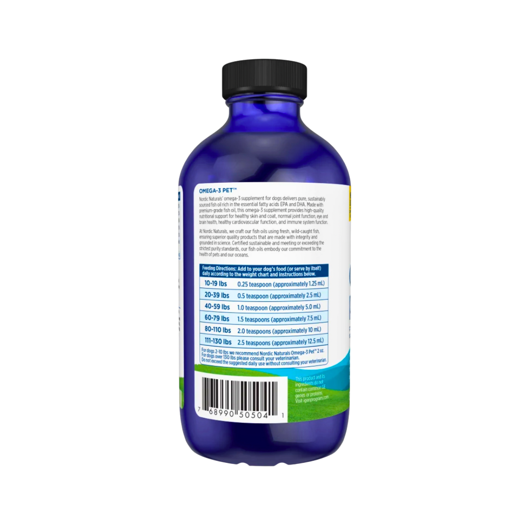 Nordic Naturals Omega-3 Pet | High-Quality + Sustainably Sourced Fish Oil