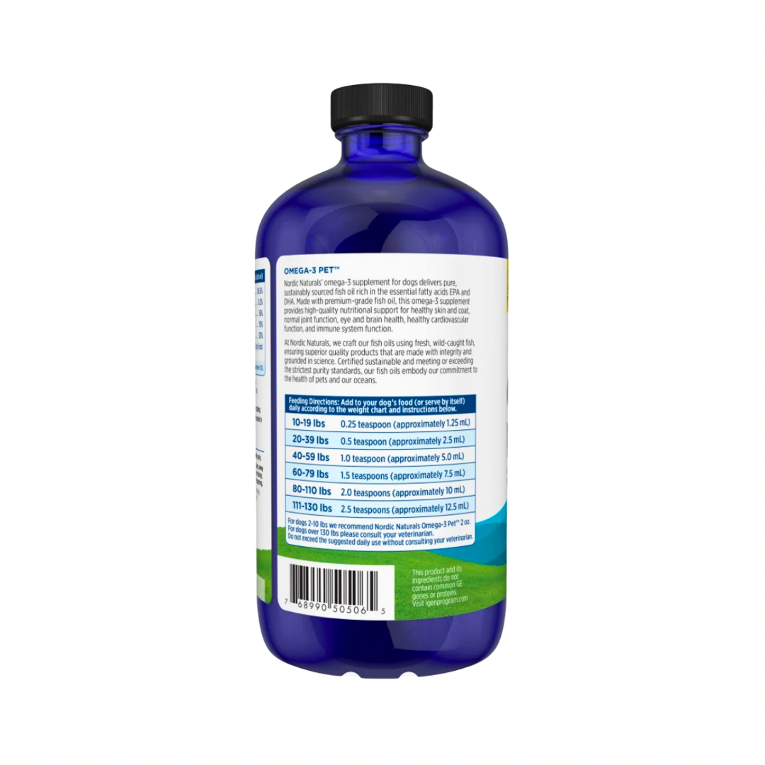 Nordic Naturals Omega-3 Pet | High-Quality + Sustainably Sourced Fish Oil