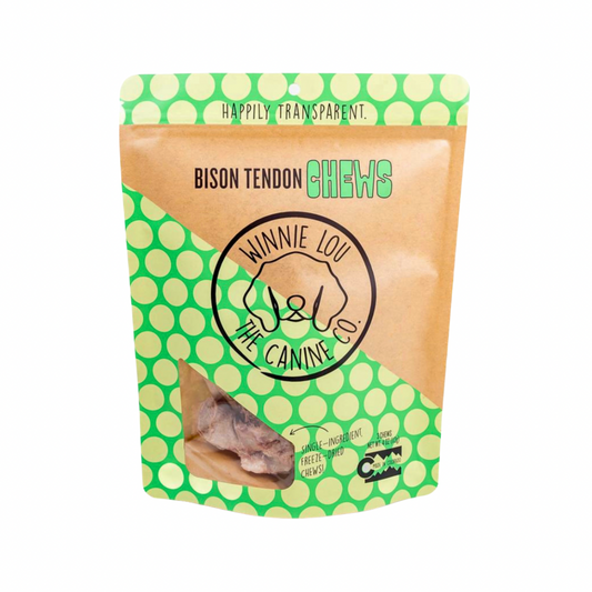 Winnie Lou Bison Tendon Chews | Natural Chew for Joint & Dental Health