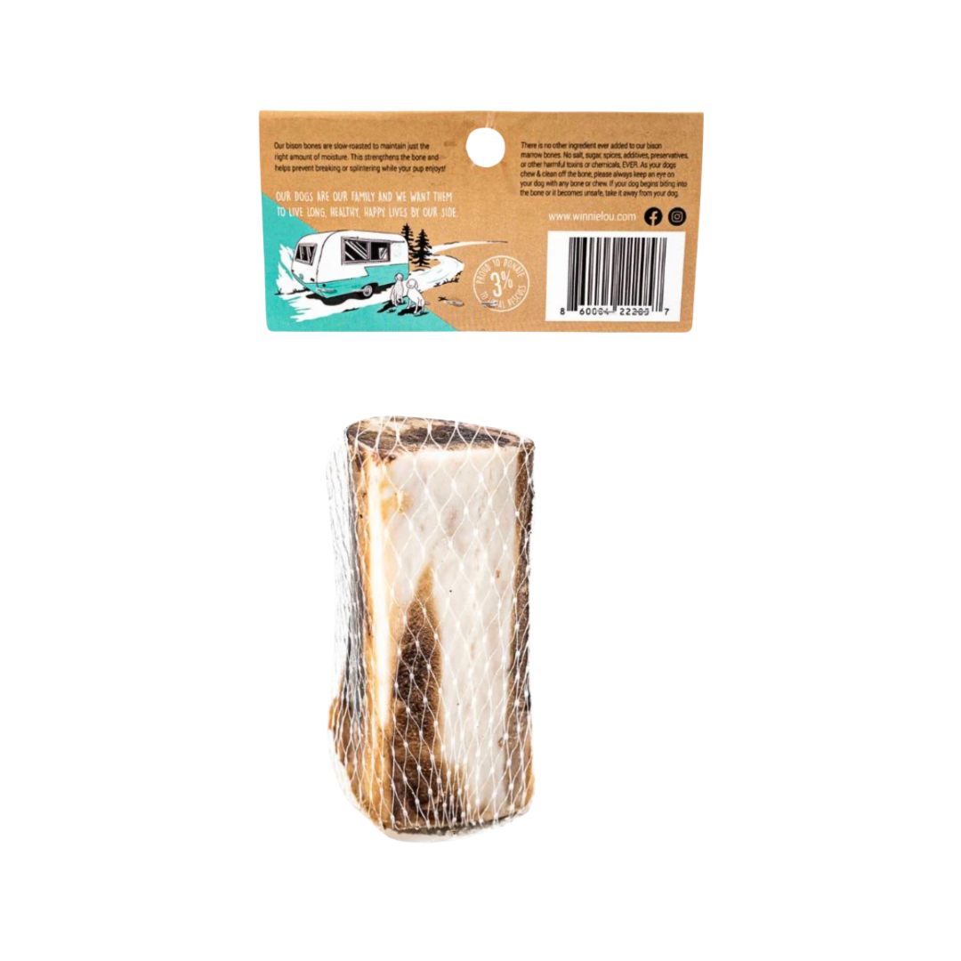 Winnie Lou Bison Marrow Bone - 4"