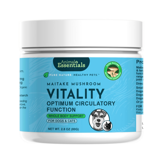 Animal Essentials Vitality Organic Maitake Mushroom | Immune + Metabolic Support