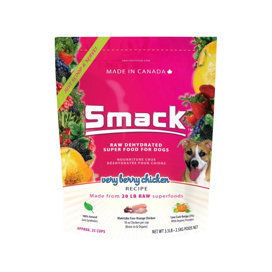 Smack Raw Dehydrated Superfood | Very Berry Chicken