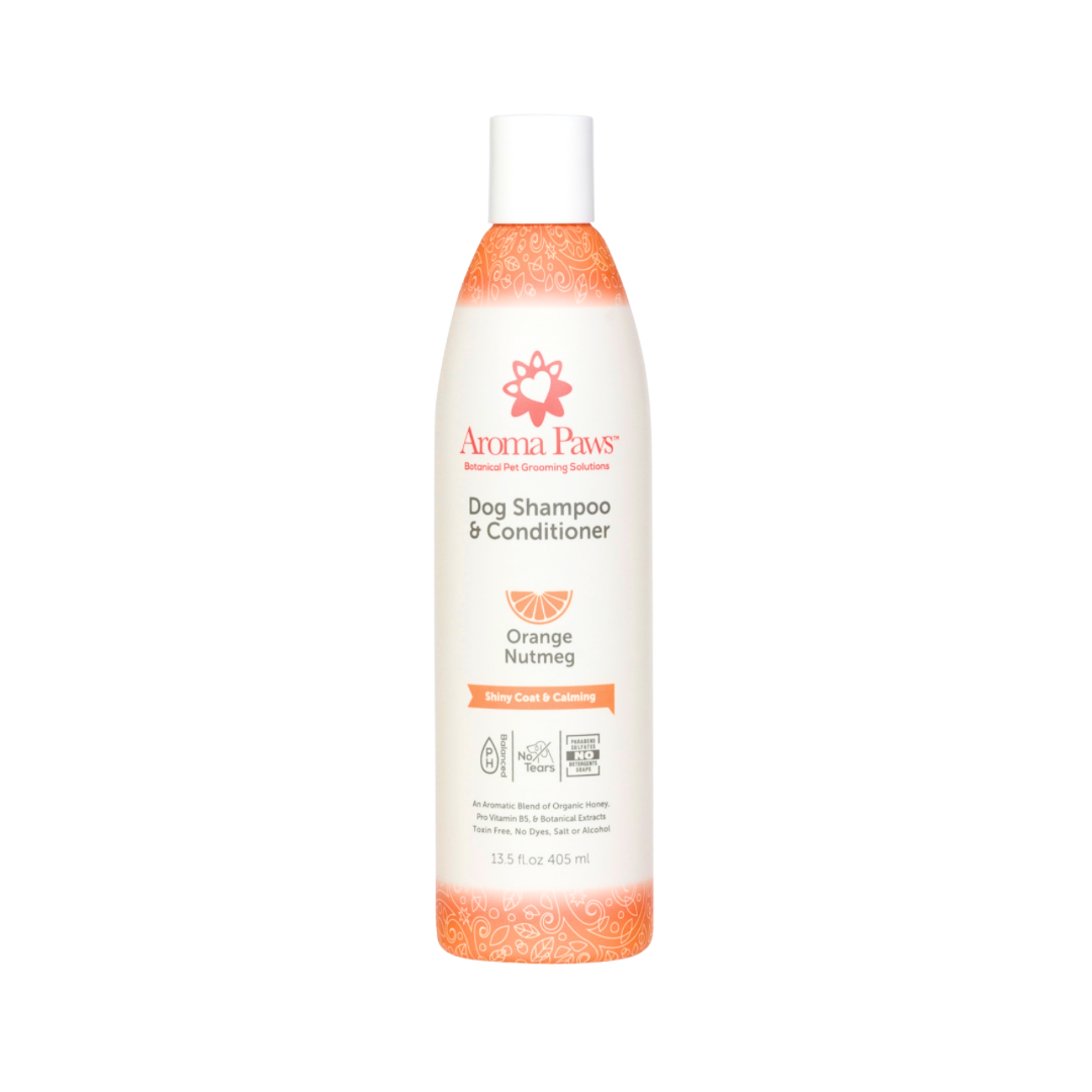 Aroma Paws Orange Nutmeg Shampoo | Shiny Coat + Calming