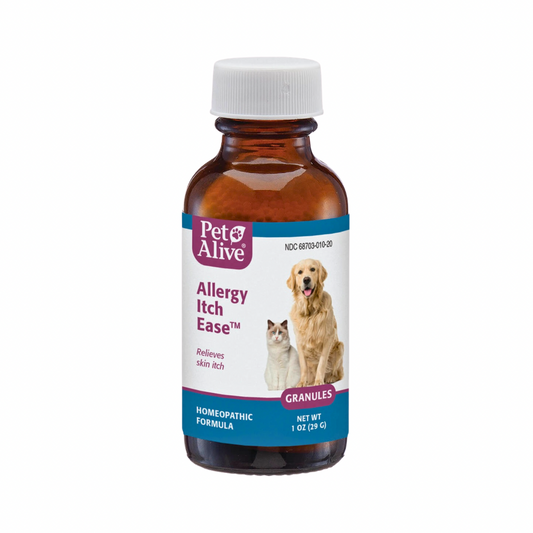 Pet Alive Allergy Itch Ease | Homeopathic Itch + Allergy Support