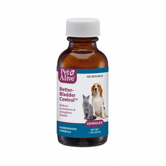 Pet Alive Better Bladder Control | Homeopathic Incontinence Support