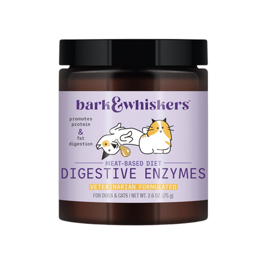 Bark & Whiskers Digestive Enzymes | Meat-Based Diet