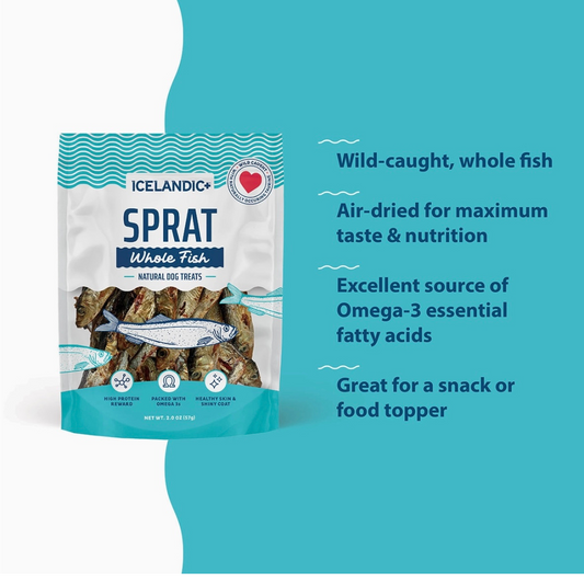 Icelandic+ Sprat Whole Fish Treats