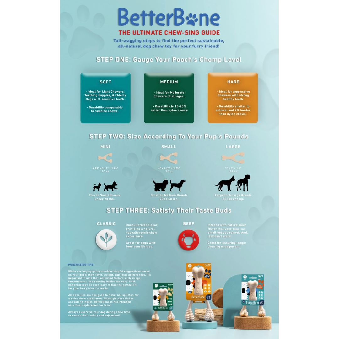 BetterBone All-Natural Dog Chews | Medium