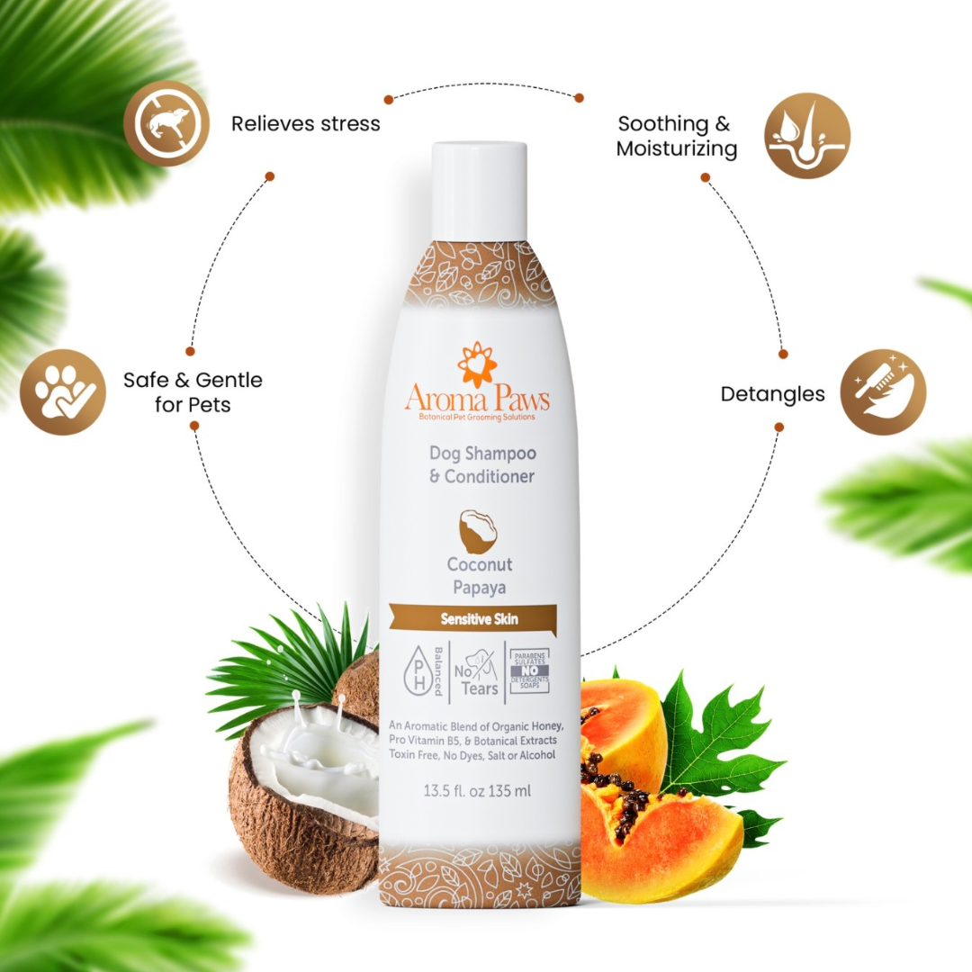 Aroma Paws Coconut Papaya Shampoo | Sensitive Skin