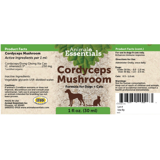 Animal Essentials Cordyceps Mushroom