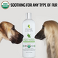 Pure and Natural Pet Organic Fragrance Free Hypoallergenic Shampoo