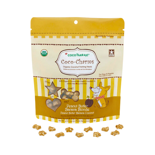 CocoTherapy Organic Coco-Charms | Peanut Butter Banana Blondie