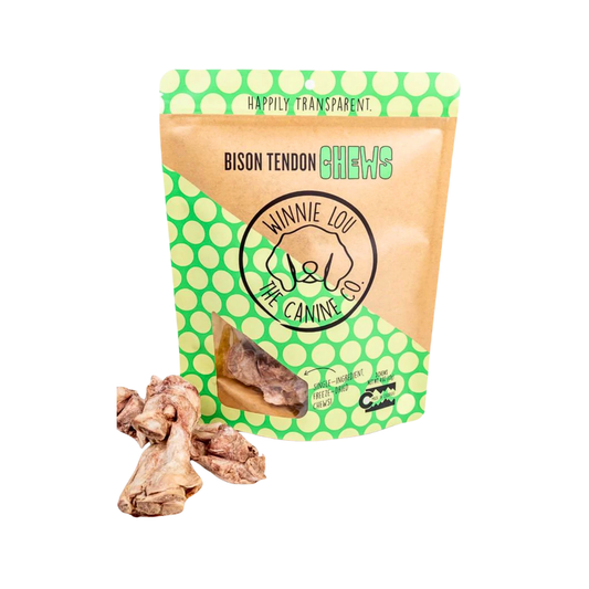 Winnie Lou Bison Tendon Chews | Natural Chew for Joint & Dental Health