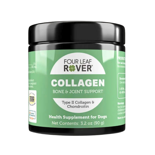 Four Leaf Rover Collagen | Joint + Skin + Gut Support with Type II Collagen