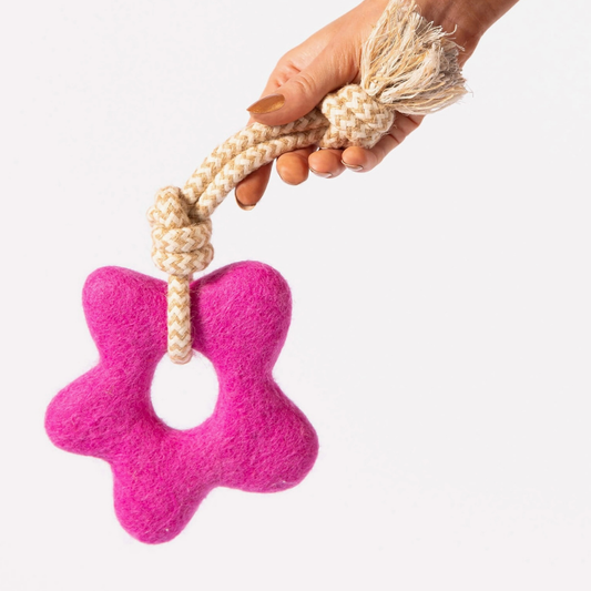 Awoo Pullin' Posies Wool Toy