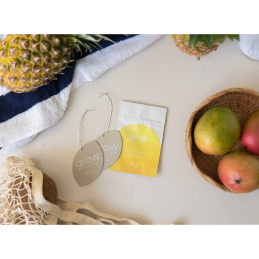 Grow Natural Car Fresheners | Coconut Pineapple