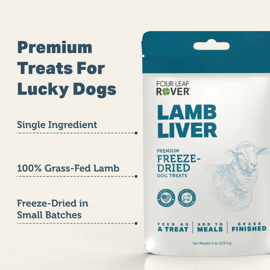 Four Leaf Rover Lamb Liver Treats