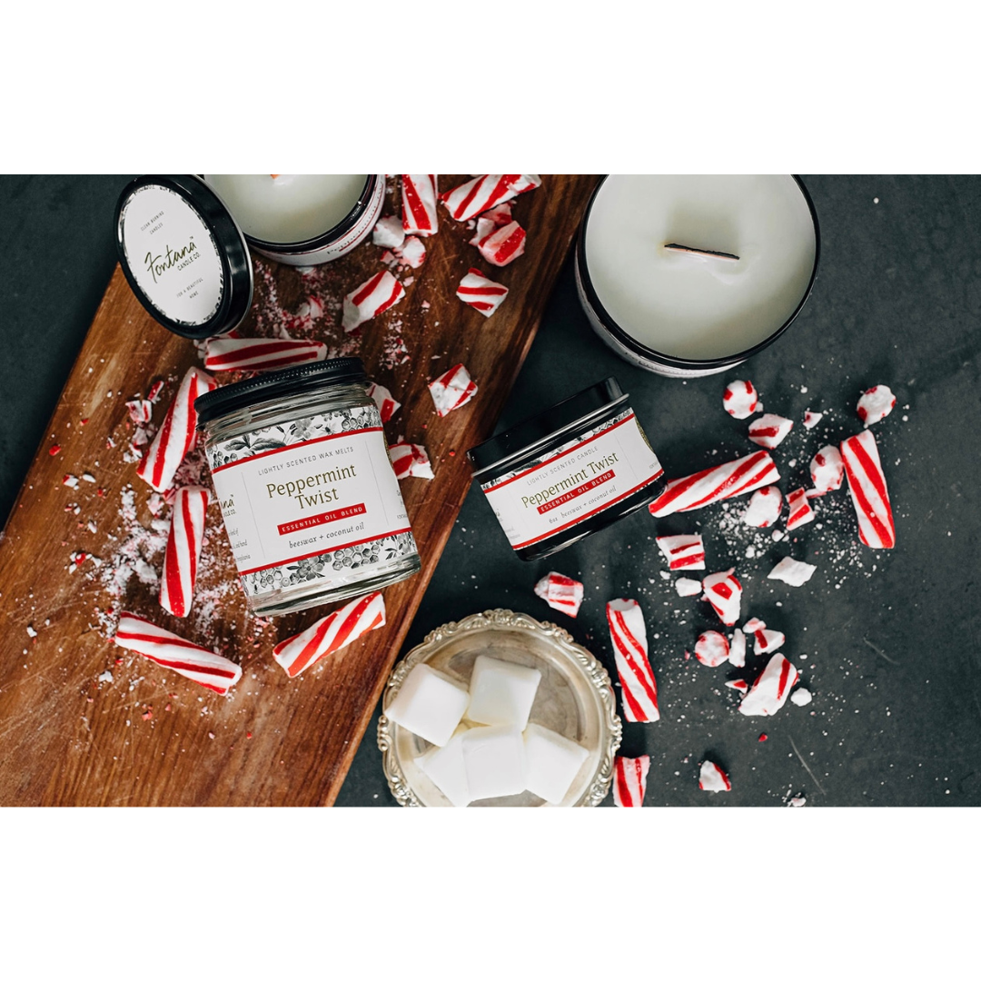 Fontana Essential Oil Candle | Peppermint Twist