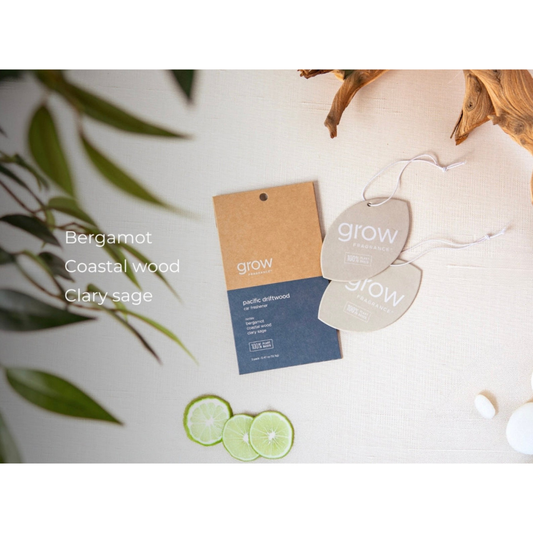 Grow Natural Car Fresheners | Pacific Driftwood