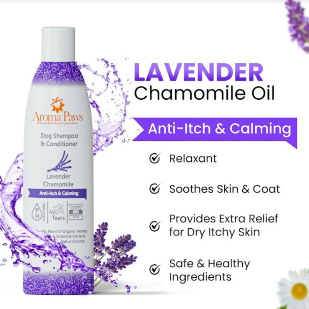 Aroma Paws Lavender Chamomile Shampoo | Anti-Itch + Calming