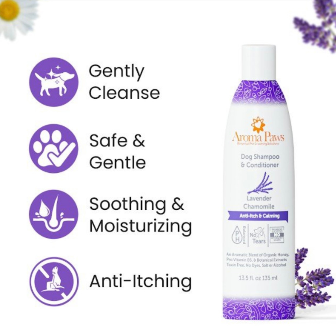 Aroma Paws Lavender Chamomile Shampoo | Anti-Itch + Calming