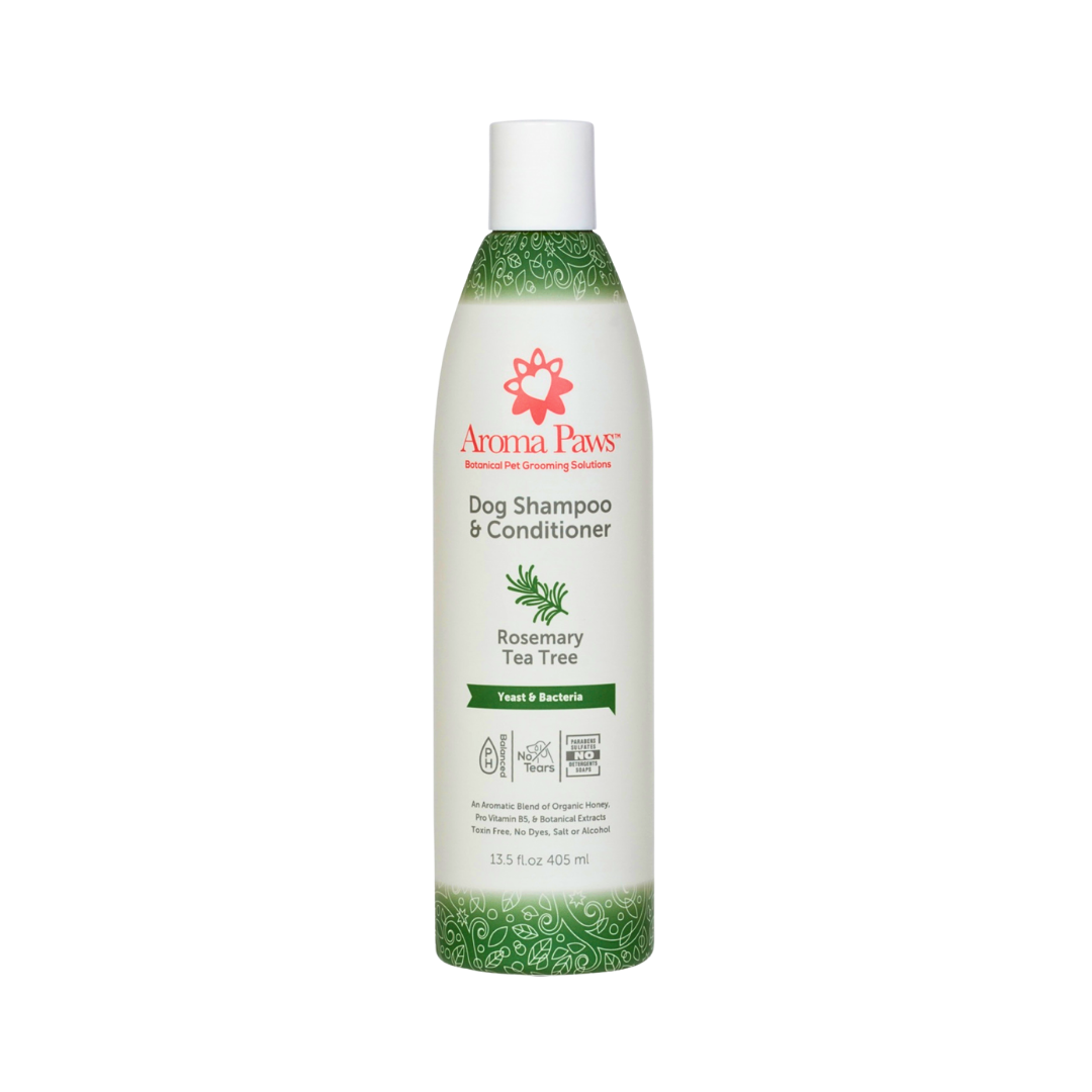 Aroma Paws Botanical Shampoo Rosemary Tea Tree The Organic Dog Shop